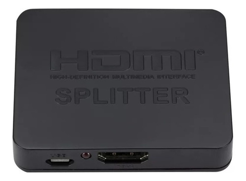 Splitter Hdmi De Video 1x2 Hd Divisor Amplificador Tv 