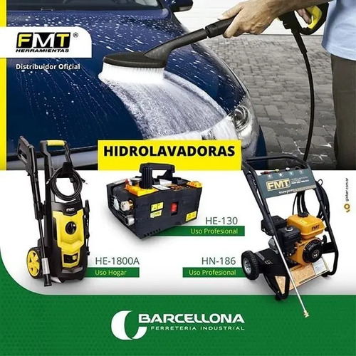 Hidrolavadora Fmt He-1800 130 Bar 1800 W Enrrollador Cuotas | Cuotas sin  interés