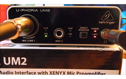 Imagem 9 de 10 de Behringer Um2 Interface De Audio Usb Envio Mesmo Dia