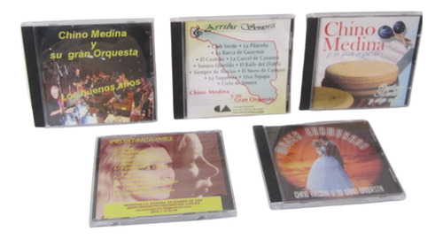 Chino Medina Y Su Gran Orquesta 5 Cds Coleccion Original.