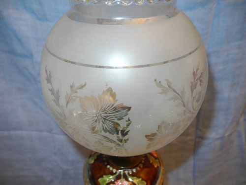 Lampara Quinque 58 Cm De Alto
