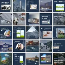 Comprar Pack Canva Arquitetura Templates Editável 10 Artes Editaveis