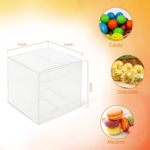 Cotopher 60 Cajas Transparentes Para Regalos, Cajas De Regal