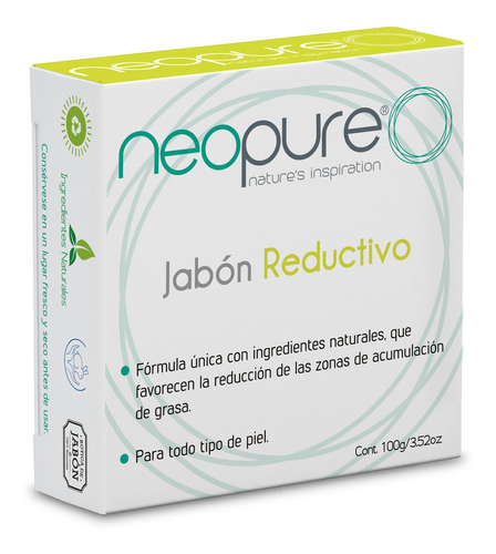 Jabón Neopure Reductivo Caja Con Una Barra De 100g