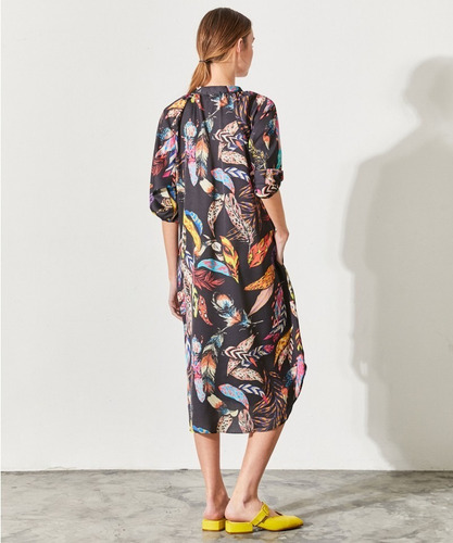 Vestido Swan Estampado Mujer Kosiuko