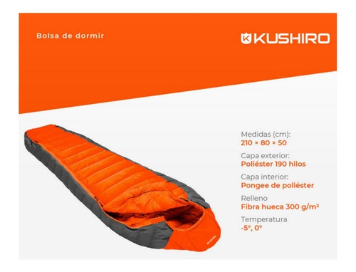 Bolsa De Dormir Profesional Kushiro Bdm-k1