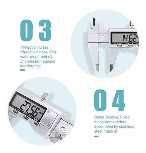 Herramienta Calibre Vernier Digital Rosimo Electronico