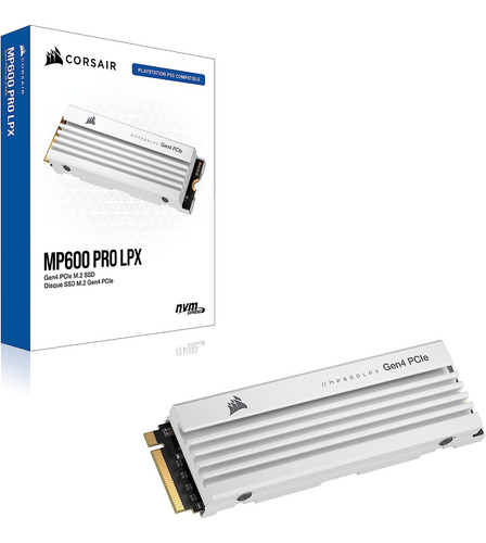 Unidad Ssd Corsair Blanco Ssd Mp600 Pro Lpx Nvme Pcie 4 1 Tb