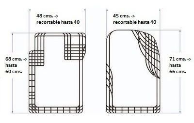 Imagen 6 de 6 de Tapetes Weathertech Uso Rudo Universales Recortable Interior