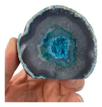 Comprar Hermosa Geoda Ágata Multicolor ,con Cristales 168g