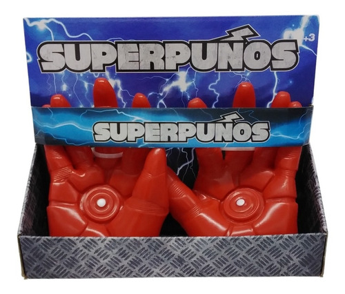 Puños De Goma Super Héroes Guantes Manos Iron Hulk Spiderman