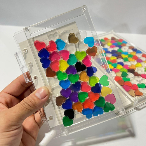 Cuaderno De Hojas Sueltas, Papelería Creativa Para Corazón