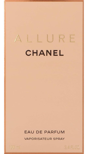 Allure By Chanel Para Mujer, Eau De Parfum Spray, 3.4 Onzas