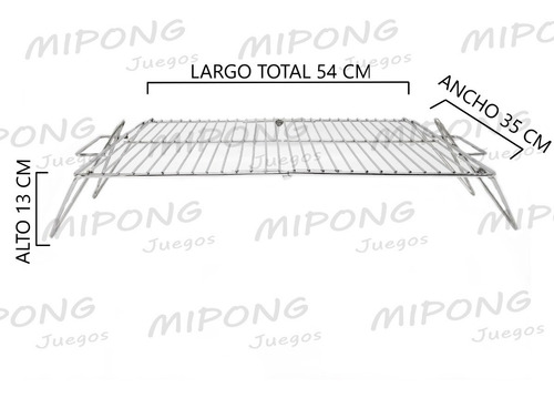 Imagen 8 de 10 de Parrilla Plegable Con Manija Asado Camping 54 X 35+ Atizador