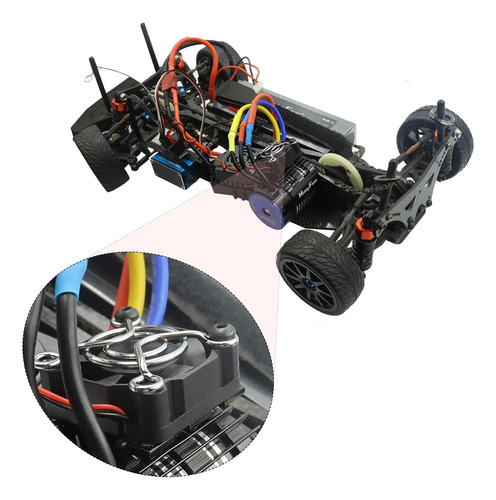 Hobby Fans Rc Motor Disipador De Calor Con Ventilador De Ref