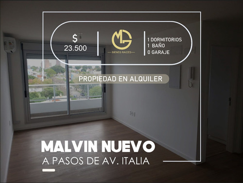 Alquiler/ 1 Dormitorio/ Malvin Sur/ Edificio Campiglia