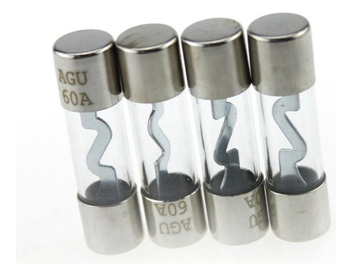 Car Audio Stereo 4/ Agu Portafusibles Con 4 Piezas 60a Agu