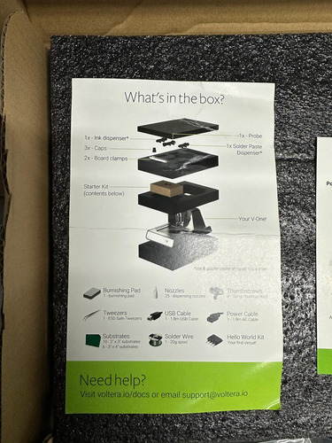 Voltera V-one Impresora De Circuitos Impresos Pcb Como Nueva (Usado)