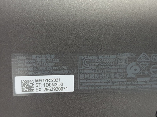 Laptop Dell Latitud 7320 Fibra De Carbono (Usado)
