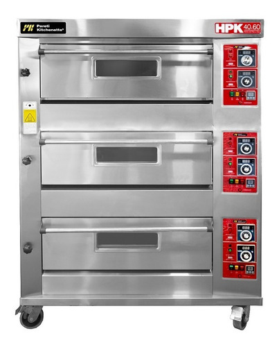 Imagen 1 de 2 de Horno De Piso 3 Cámaras Hpk3 60x40