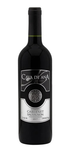 Botella De Vino Tinto Cava De Ana Cabernet 750ml.