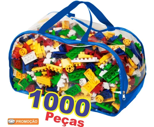 Brinquedo Educativo Blocos De Montar Linked Cubes 100 Peças MMP