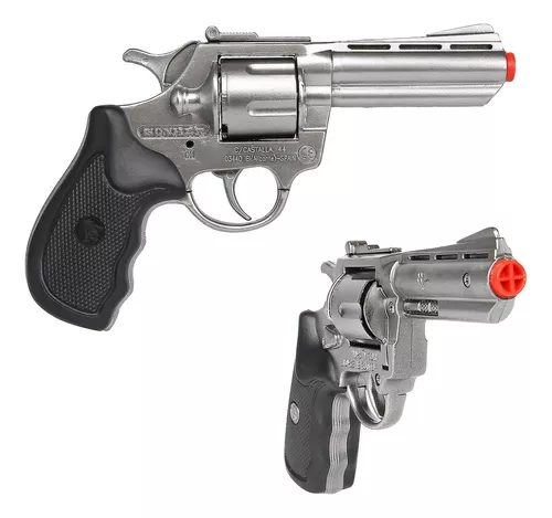 Dyal Revolver metalico Policia Juguete con 288 fulminantes en Aros de 12  tiros. 39937/4-63863 : : Juguetes y juegos