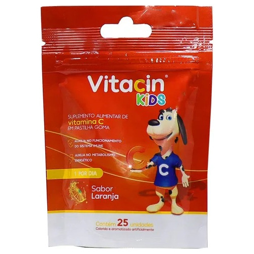 Vitacin Kids Vitamina C 25 Gomitas Masticables 