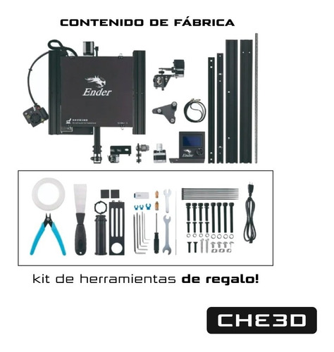 Imagen 7 de 7 de Creality 3D Ender-3 - 100V/265V - Black