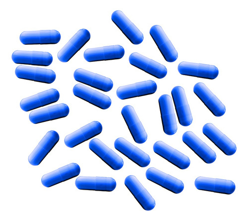Capsulas Vacias No. 0 Azul, 10 Millares Color Azul/Azul