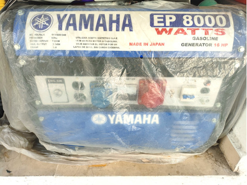 Planta Eléctrica De Gasolina Yamaha De 8000 Watts 