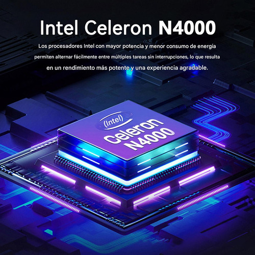 Laptop 15.6 Pulgadas Celeron N4000 Ram 8gb Ssd 512gb W11p Plateado