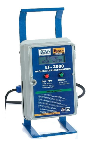Maquina Electrofusora Acqua System Dema Dual  Ef-2000