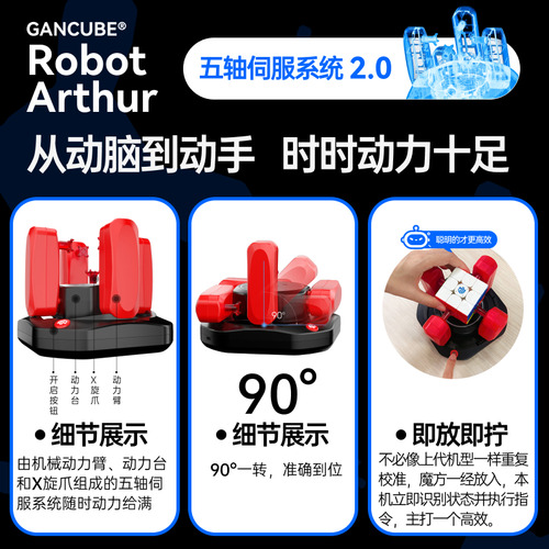 Aplicación Bluetooth Gan Robot Arthur Magic Cube 3x3 En Líne