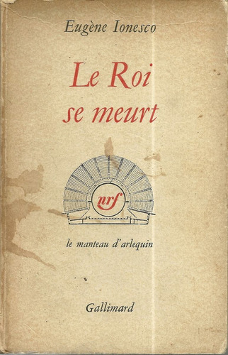 Eugene Ionesco Lote X2 Rhinoceros Le Roi Se Meurt En Frances