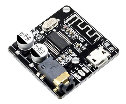 Modulo Placa Receptor Bluetooth Estereo 3.7bat A 5v Mp3  Sgk