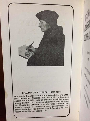Elogio Da Loucura + O Livre Arbítrio (Usado)