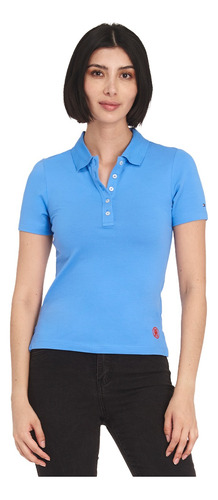 Playera Polo Tommy Hilfiger Ww0ww41890 Mujer