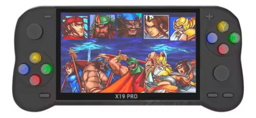 Consola Portátil X19 Pro 32gb Pantalla 5.1 Mame +emuladores Negro