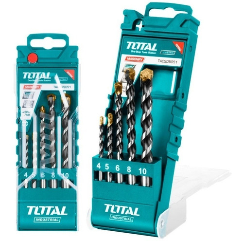 Juego Brocas De Cemento Total Tools Tacsd5051