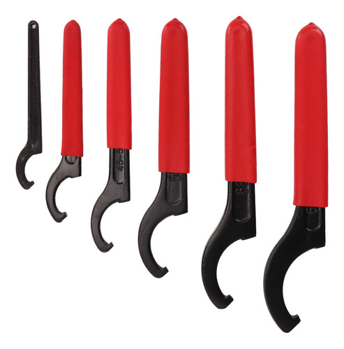 Llave Enrollable, 6 Unidades, Llave De Ajuste En Forma De C