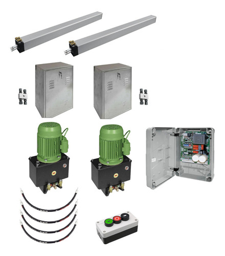 Kit 2 Pistón Hidr Abatible Mec 800 4m 700kg Fadini 2 Hojas