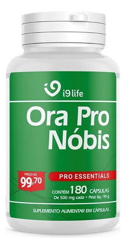 Ora Pro Nobis 180 Cáps - Alto Teor De Proteína Para Veganos