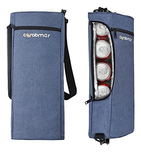 Carabmer Golf Can Cooler Bag - Beer Sleeve For Golf Bag Hol