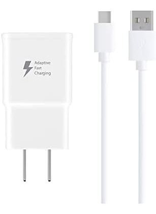 Cargador Fast Charge Con Cable Samsung Travel Blanco Tipo C