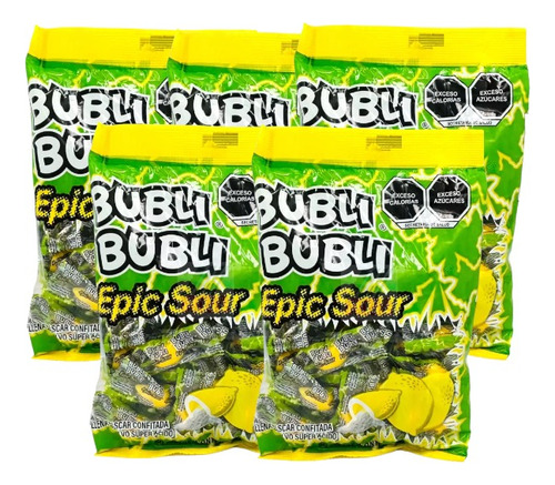 Bubli Bubli Epic Sour 250 Pz Dulces Gomez