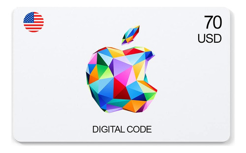 Apple Itunes 70 Dólares Usa - Código Digital Original