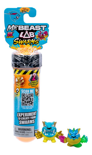 R Beast Lab Swarms Tubo Ensallo 2 Bestias Atomic Series 2 Color Naranja