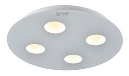 Imagen 1 de 6 de Plafon Moderno Led Siro 40cm 22w Candil Garantia