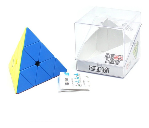 Pyraminx Qiyi Ms Magnético Colorido Cubo Mágico Pirâmide